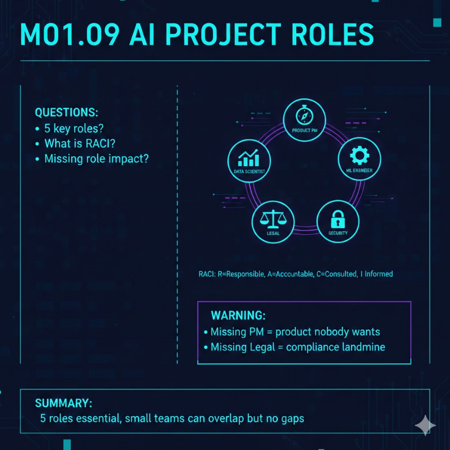 AI 專案角色：產品、資料、工程、法務、資安