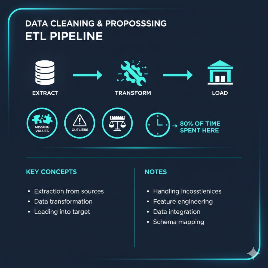 資料清理與前處理：AI 專案最花時間的步驟