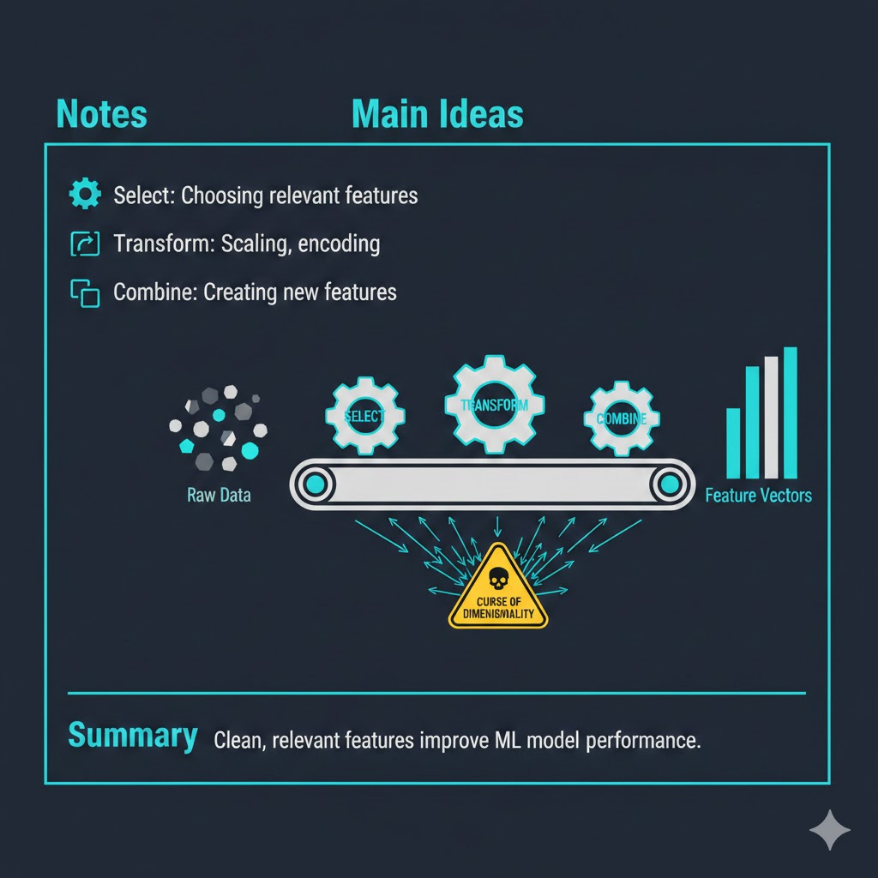 特徵工程：把原始資料變成模型看得懂的語言