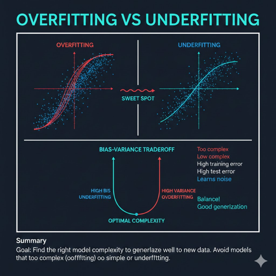 過擬合與欠擬合：模型的兩大死因