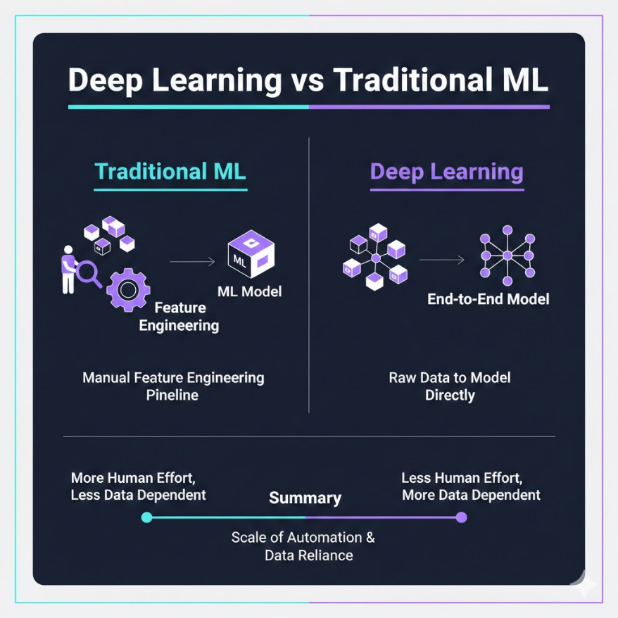 深度學習 vs 傳統機器學習：什麼時候該用深度學習