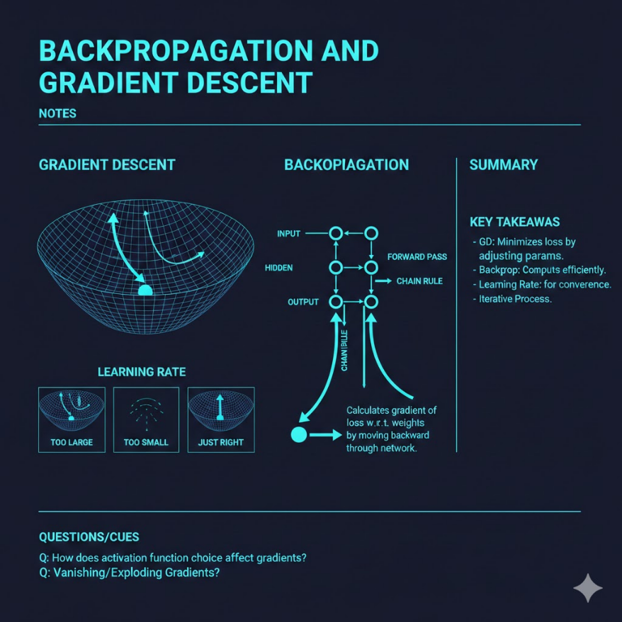 反向傳播與梯度下降：AI 怎麼從錯誤中學習