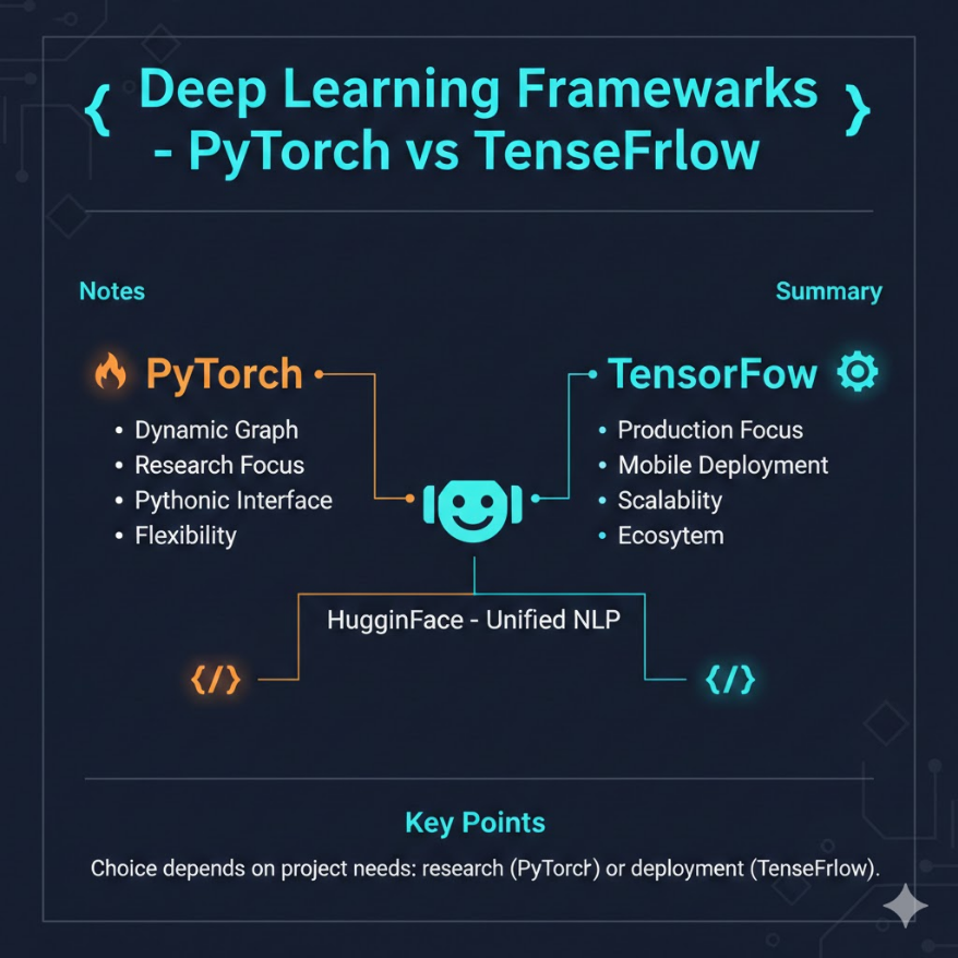 深度學習框架：PyTorch vs TensorFlow