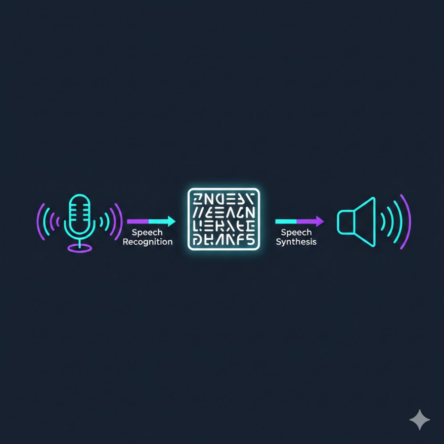 語音辨識與合成：AI 的耳朵和嘴巴