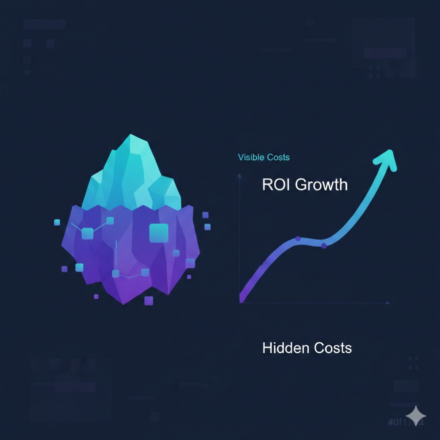 AI 專案的成本效益分析：TCO、ROI 與隱性成本