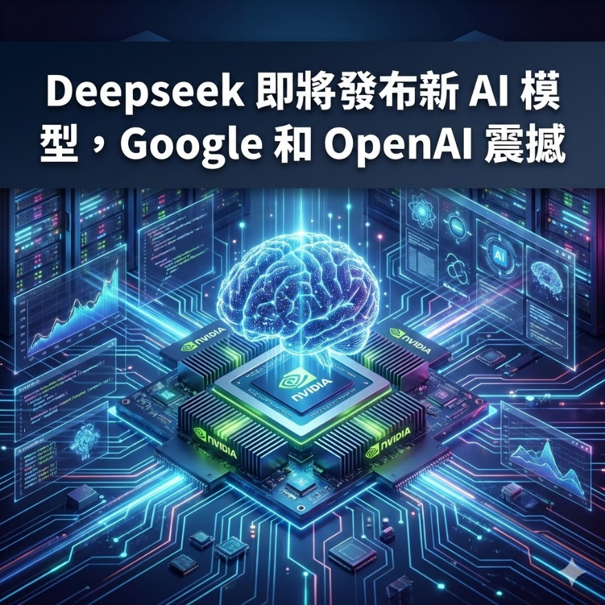 Deepseek 即將發布新 AI 模型，Google 和 OpenAI 震撼