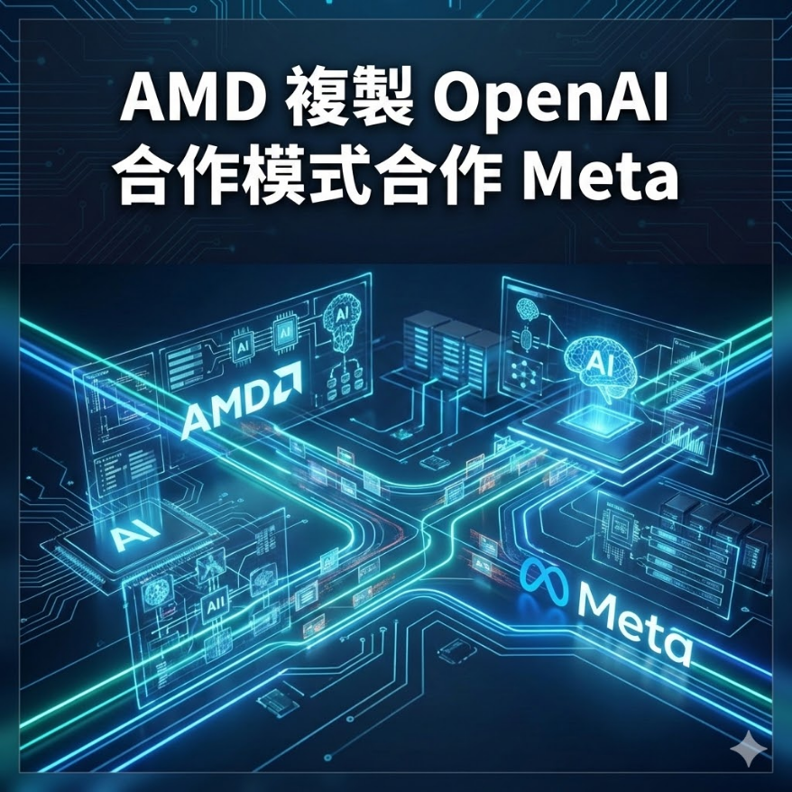 AMD 複製 OpenAI 合作模式合作 Meta
