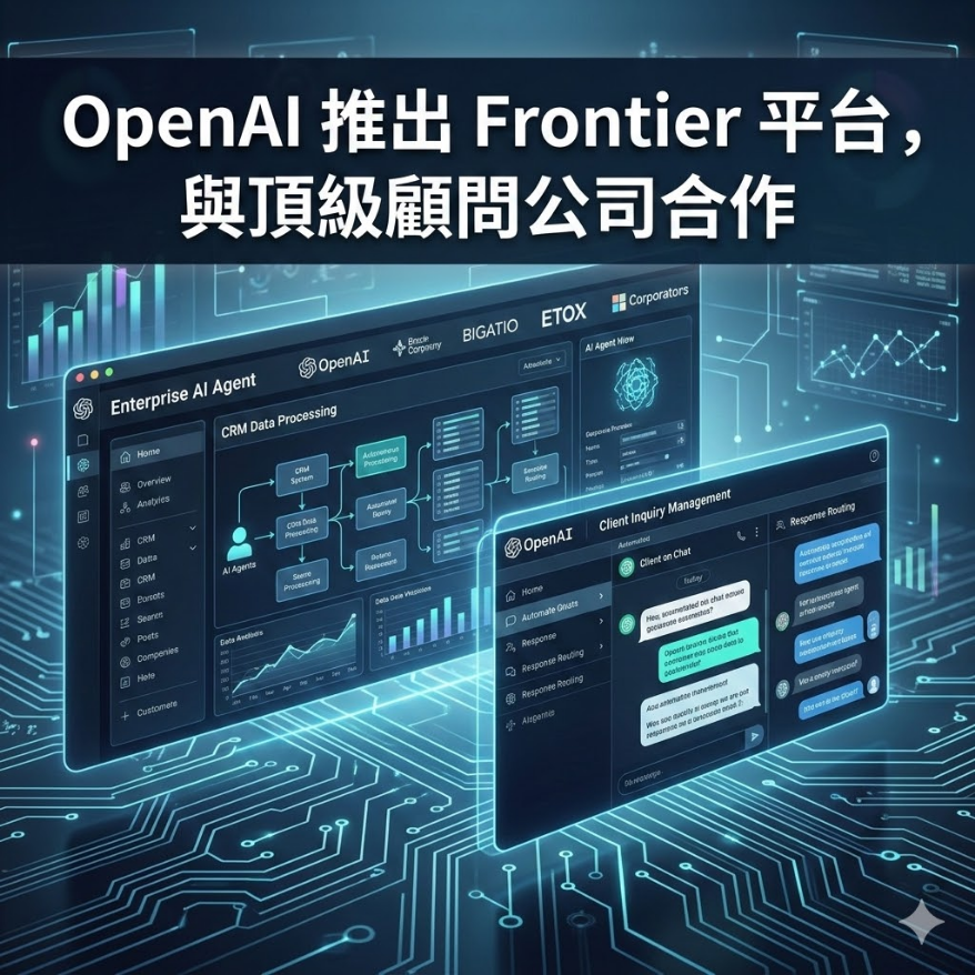 OpenAI 推出 Frontier 平台，與頂級顧問公司合作