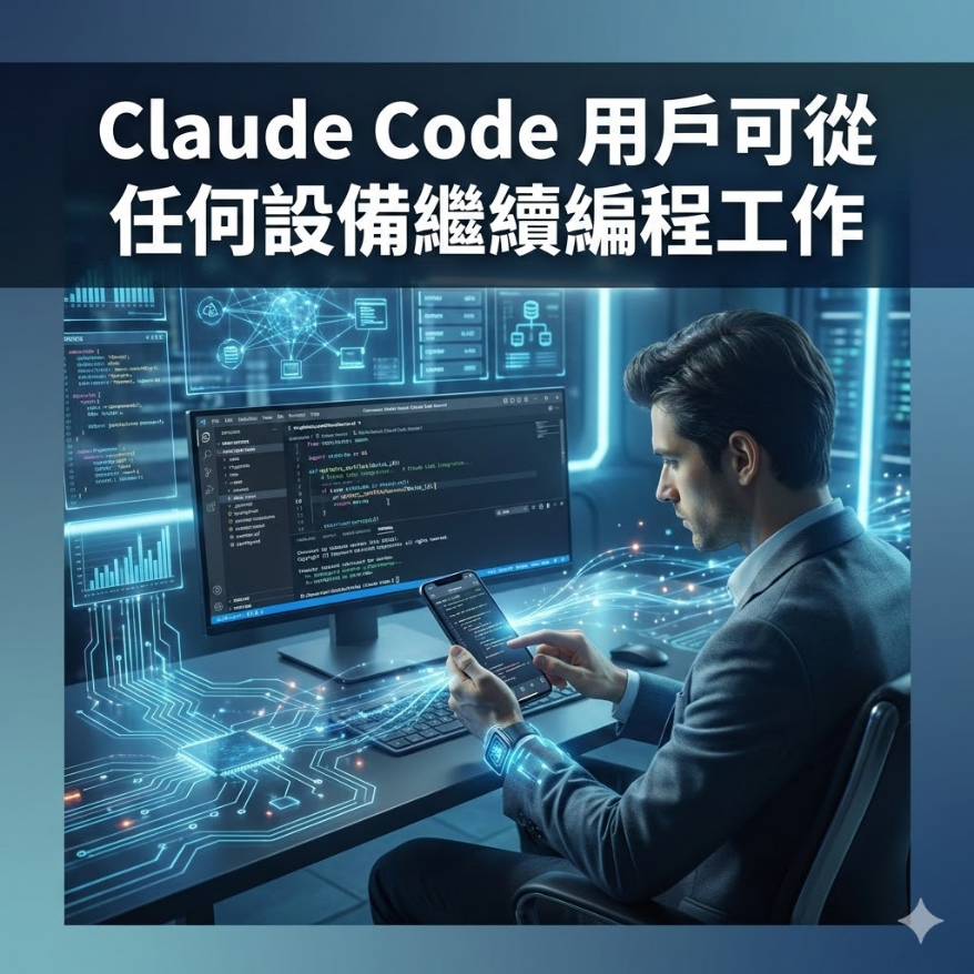 Claude Code 用戶可從任何設備繼續編程工作