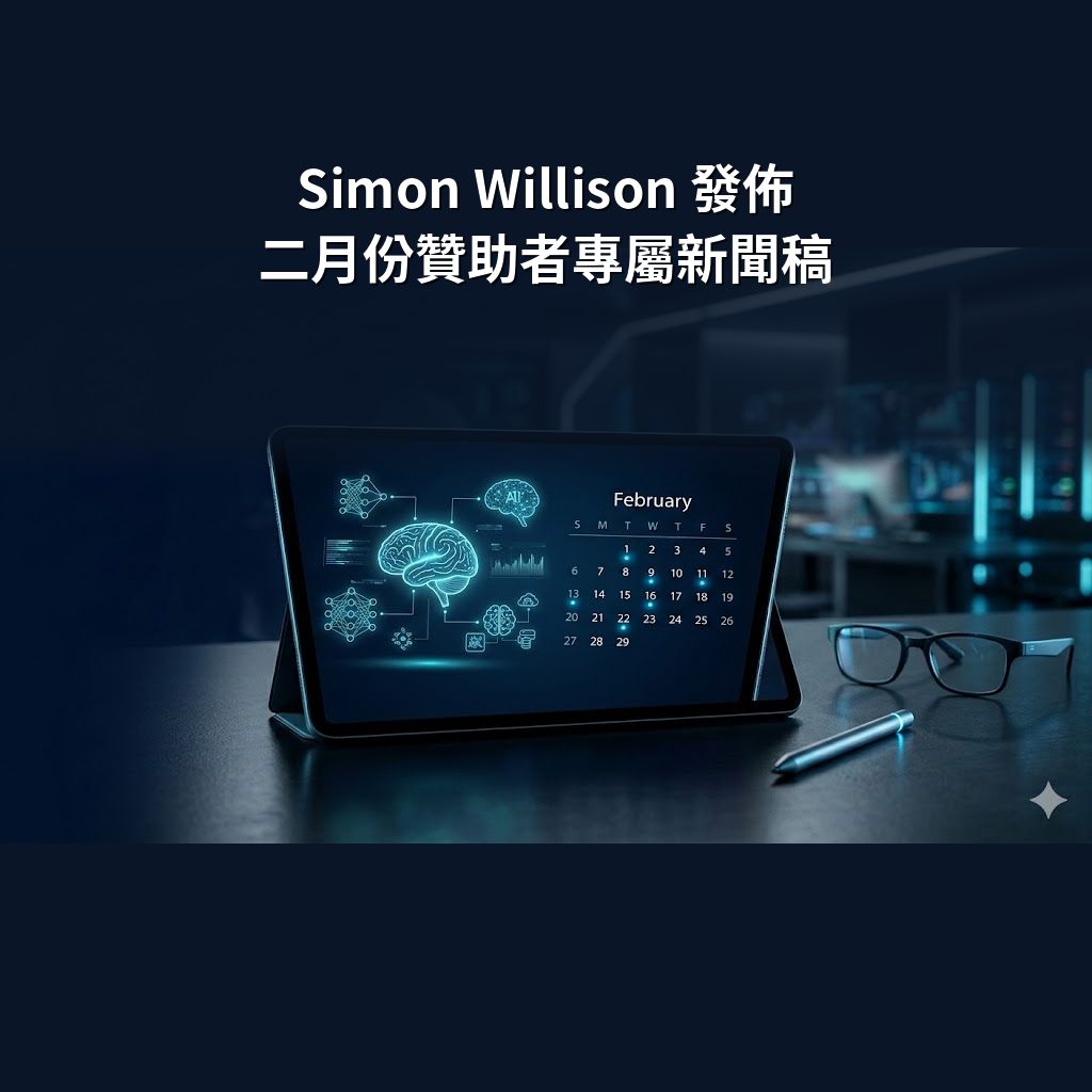 Simon Willison 發佈二月份贊助者專屬新聞稿