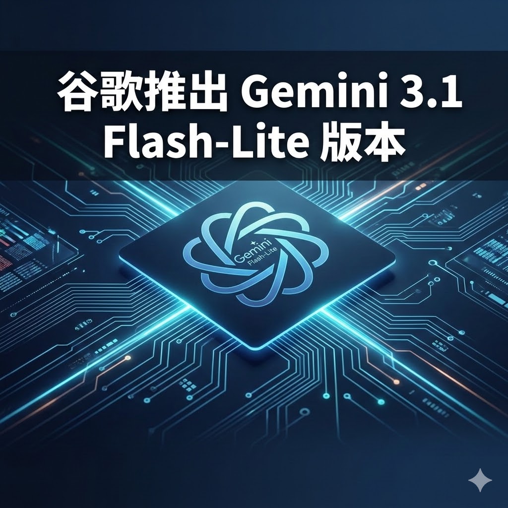 谷歌推出 Gemini 3.1 Flash-Lite 版本