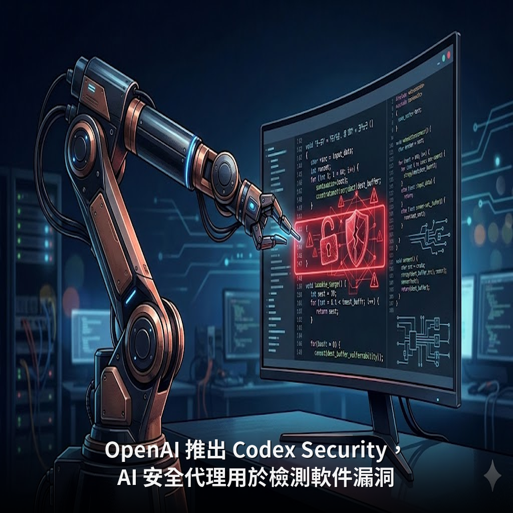 OpenAI 推出 Codex Security，AI 安全代理用於檢測軟件漏洞
