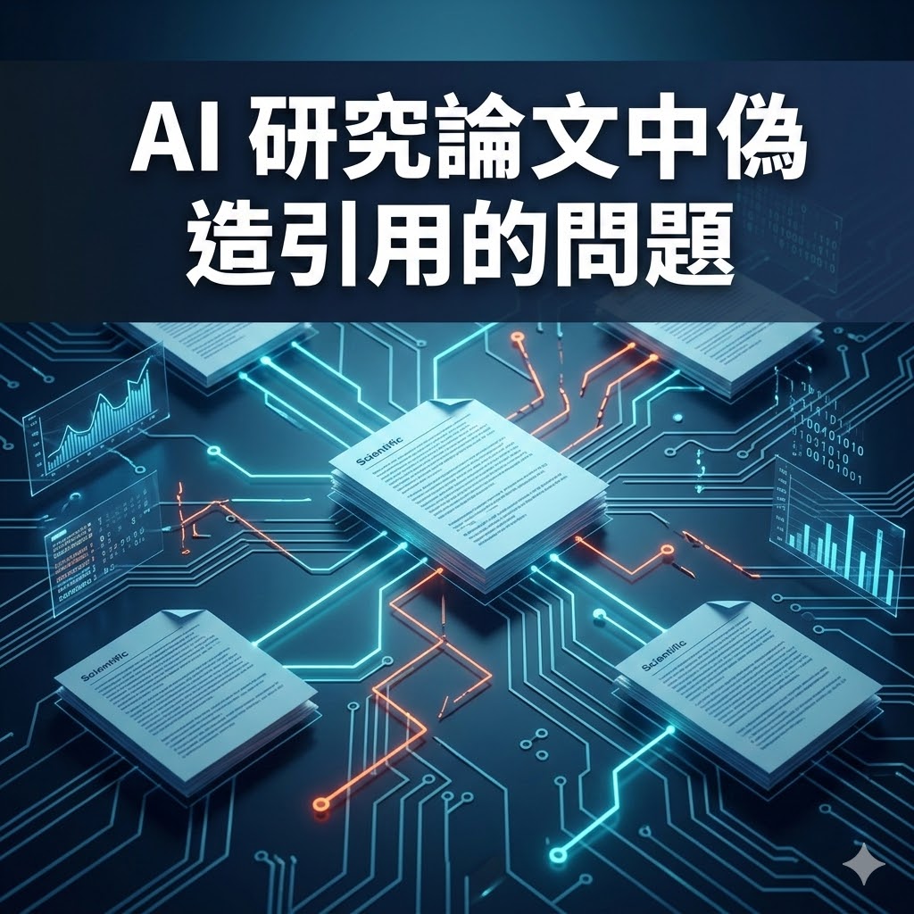 AI 研究論文中偽造引用的問題