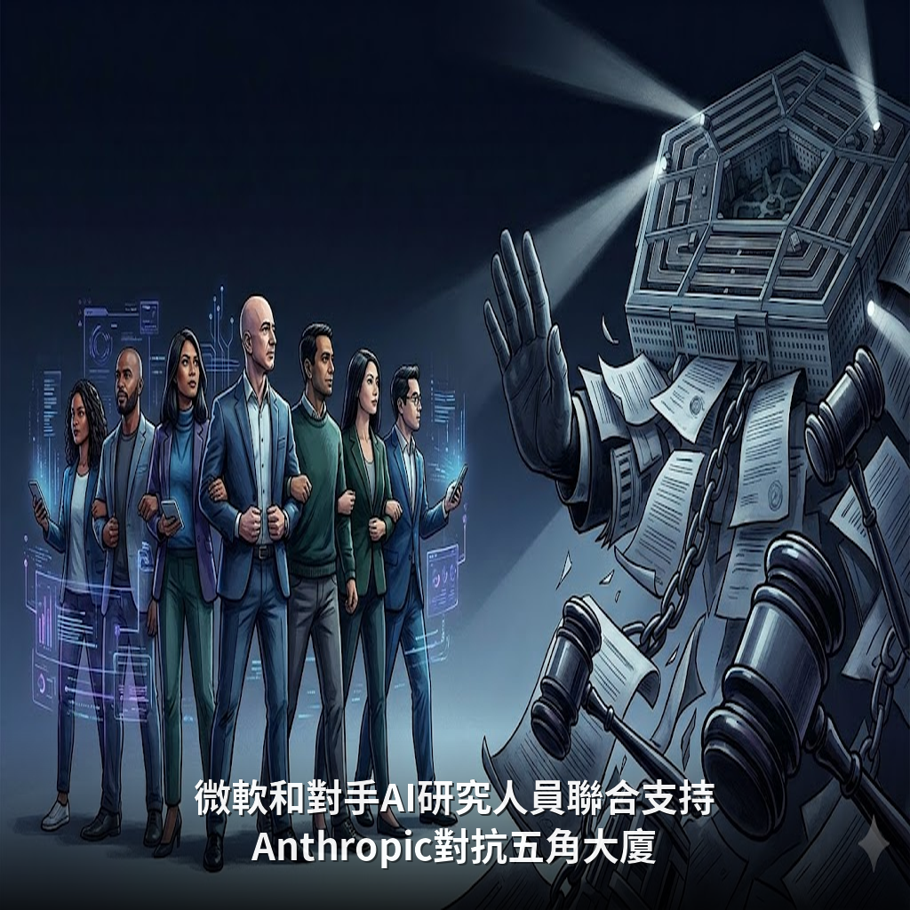 微軟和對手AI研究人員聯合支持Anthropic對抗五角大廈