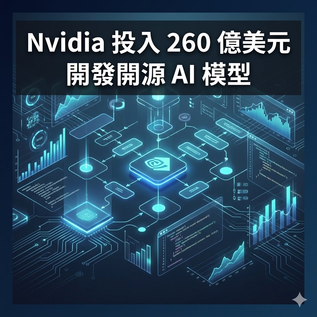 Nvidia 投入 260 億美元開發開源 AI 模型