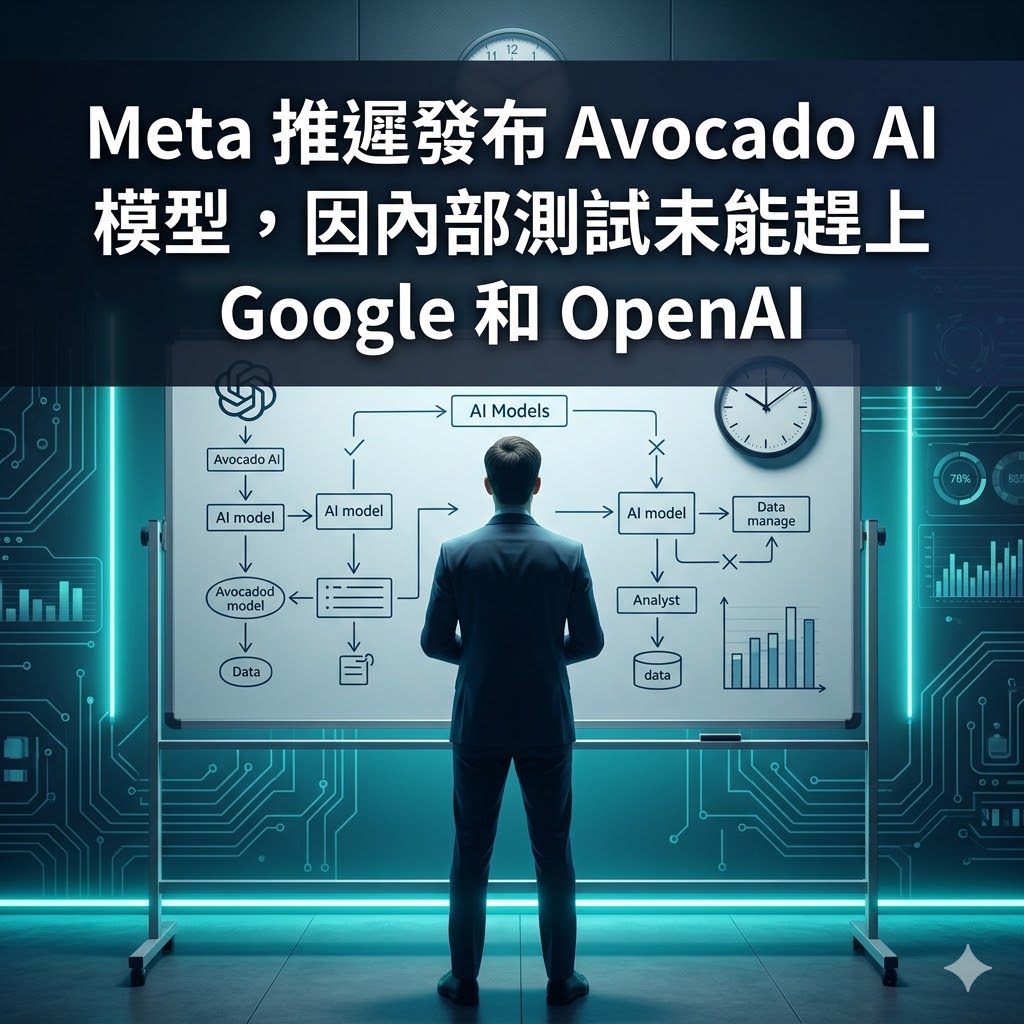 Meta 推遲發布 Avocado AI 模型，因內部測試未能趕上 Google 和 OpenAI