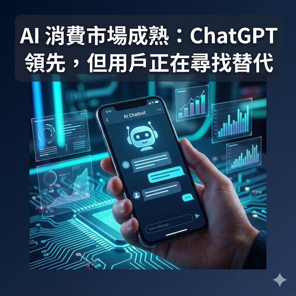 AI 消費市場成熟：ChatGPT 領先，但用戶正在尋找替代