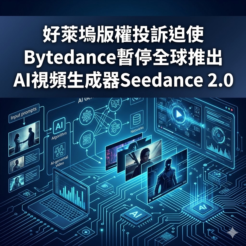 好萊塢版權投訴迫使Bytedance暫停全球推出AI視頻生成器Seedance 2.0