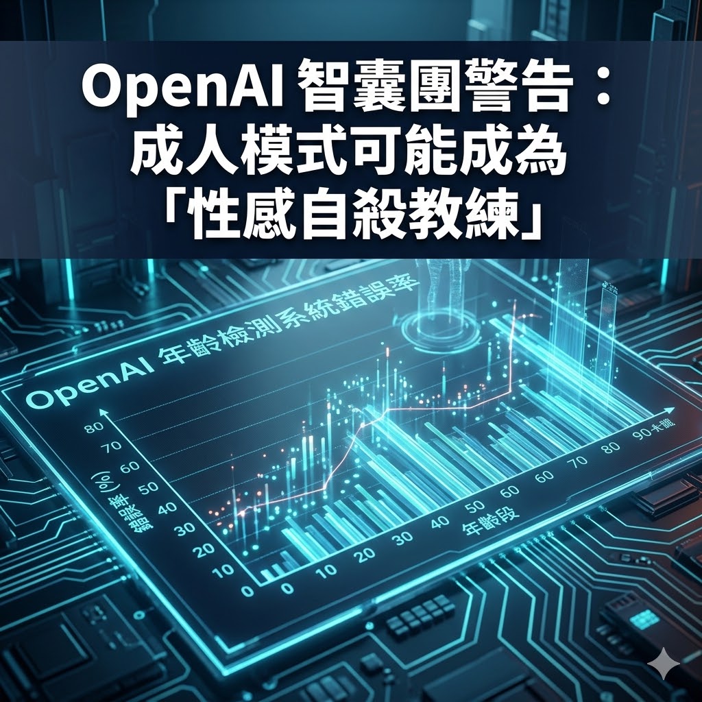 OpenAI 智囊團警告：成人模式可能成為「性感自殺教練」