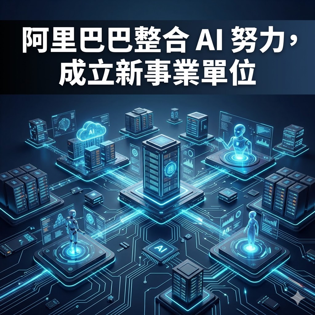 阿里巴巴整合 AI 努力，成立新事業單位