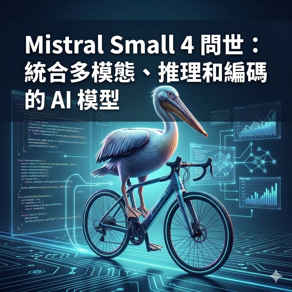 Mistral Small 4 問世：統合多模態、推理和編碼能力的 AI 模型