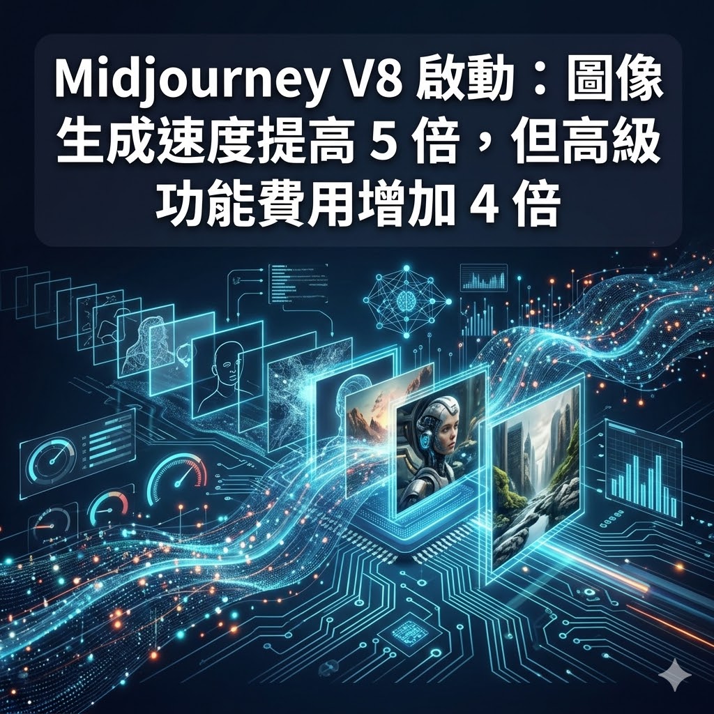 Midjourney V8 啟動：圖像生成速度提高 5 倍，但高級功能費用增加 4 倍