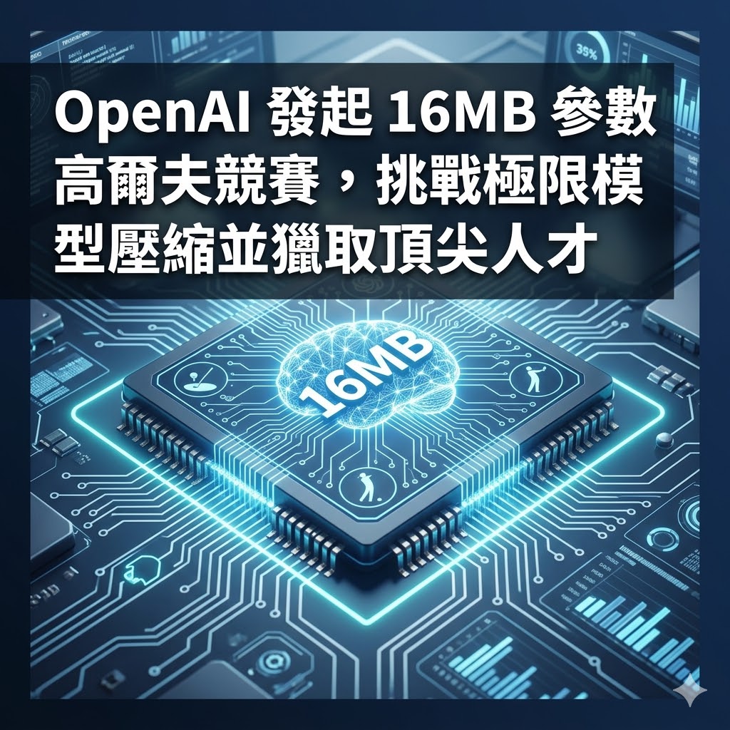 OpenAI 發起 16MB 參數高爾夫競賽，挑戰極限模型壓縮並獵取頂尖人才