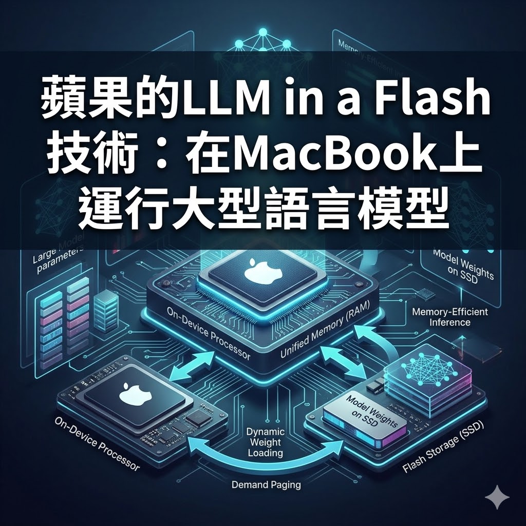 蘋果的LLM in a Flash技術：在MacBook上運行大型語言模型