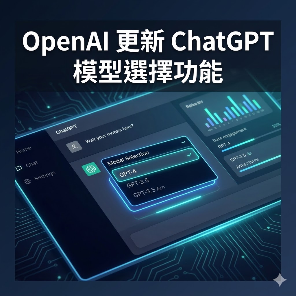 OpenAI 更新 ChatGPT 模型選擇功能