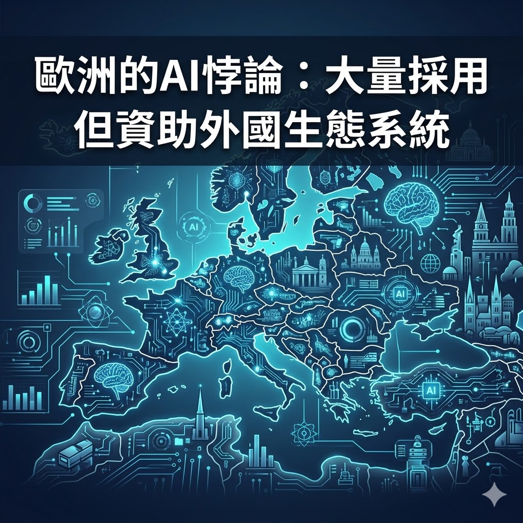 歐洲的AI悖論：大量採用但資助外國生態系統
