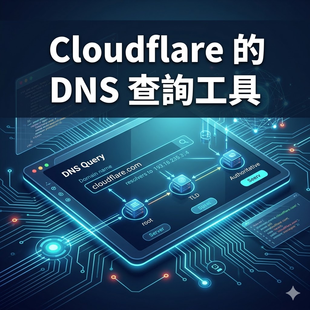 Cloudflare 的 DNS 查詢工具
