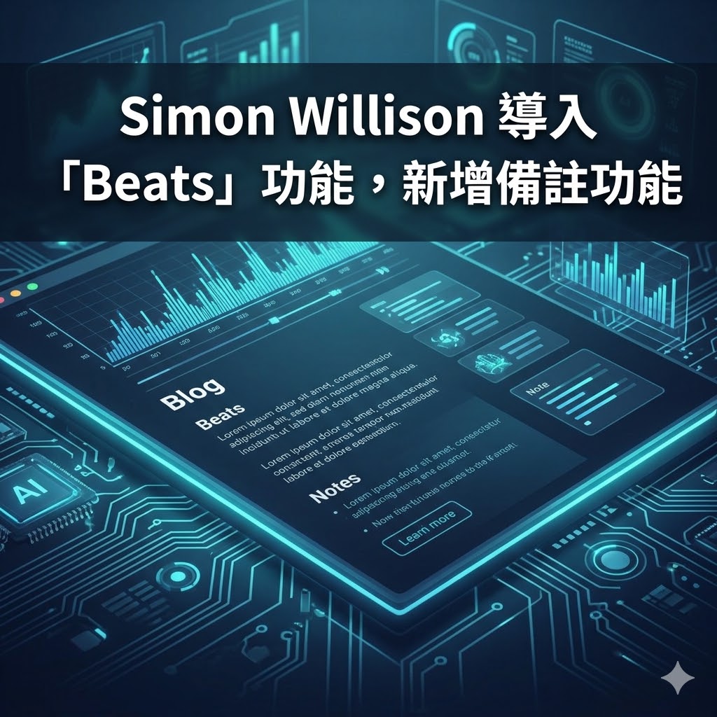 Simon Willison 導入「Beats」功能，新增備註功能