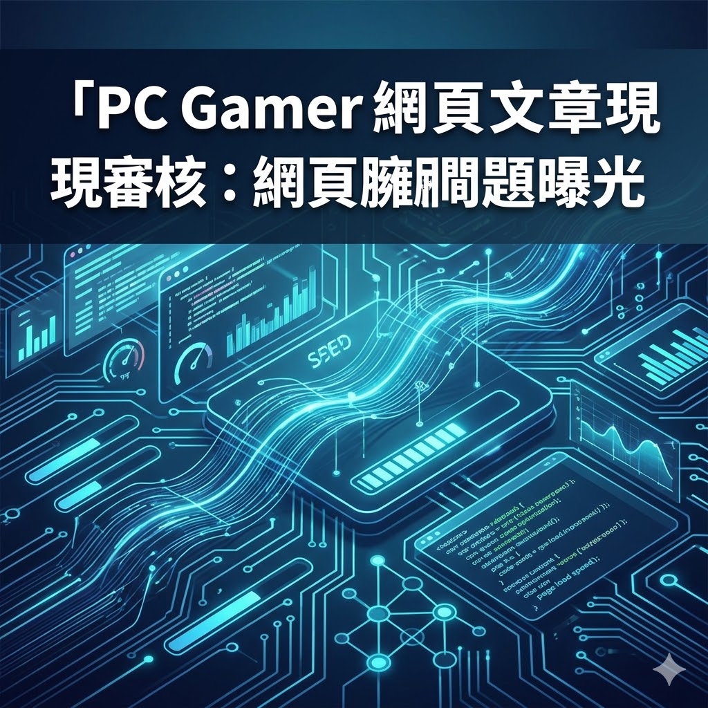 PC Gamer 網頁文章表現審核：網頁臃腫問題曝光
