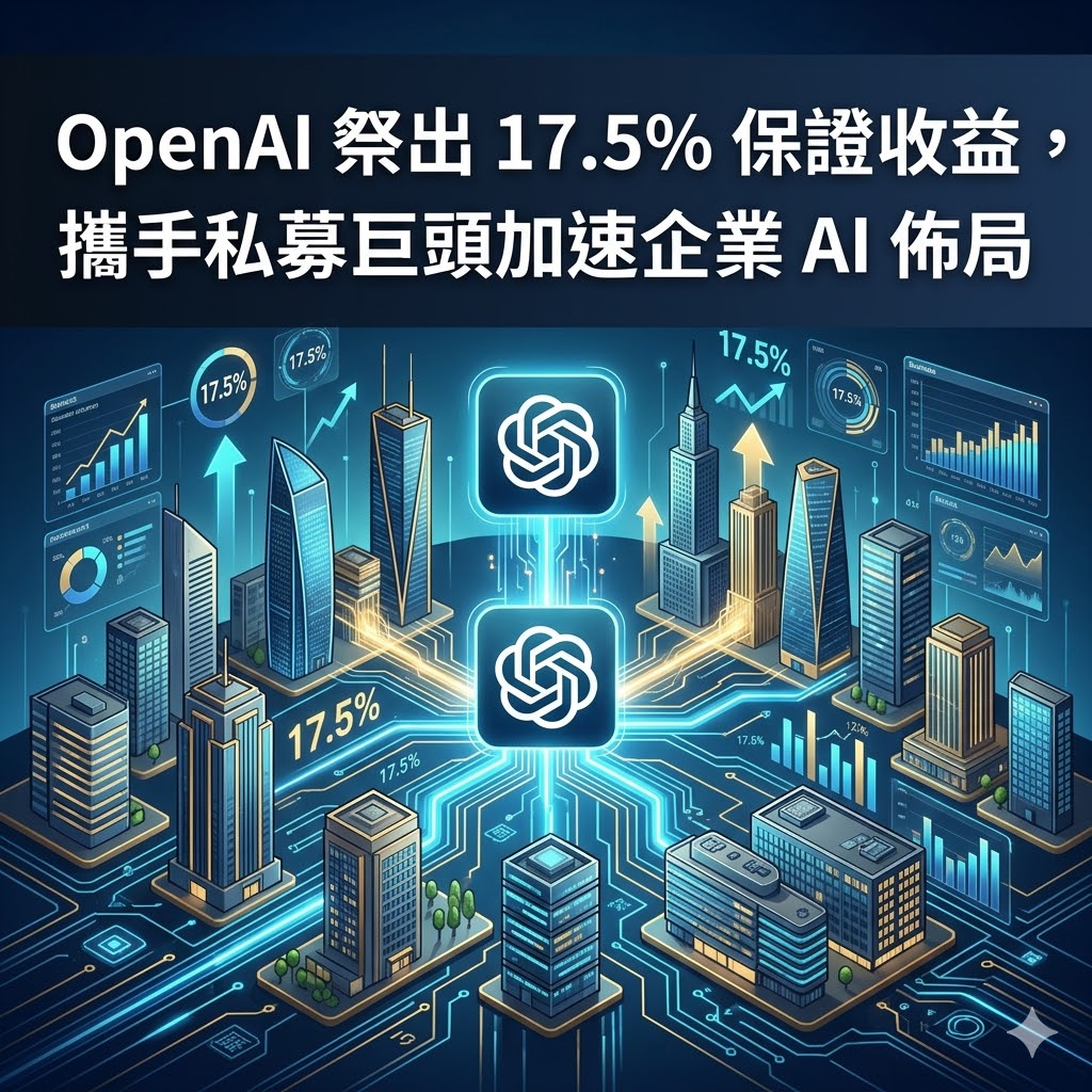 OpenAI 祭出 17.5% 保證收益，攜手私募巨頭加速企業 AI 佈局