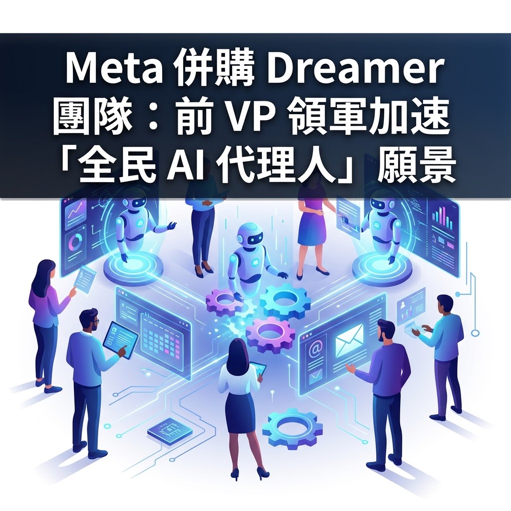 Meta 併購 Dreamer 團隊：前 VP 領軍加速「全民 AI 代理人」願景