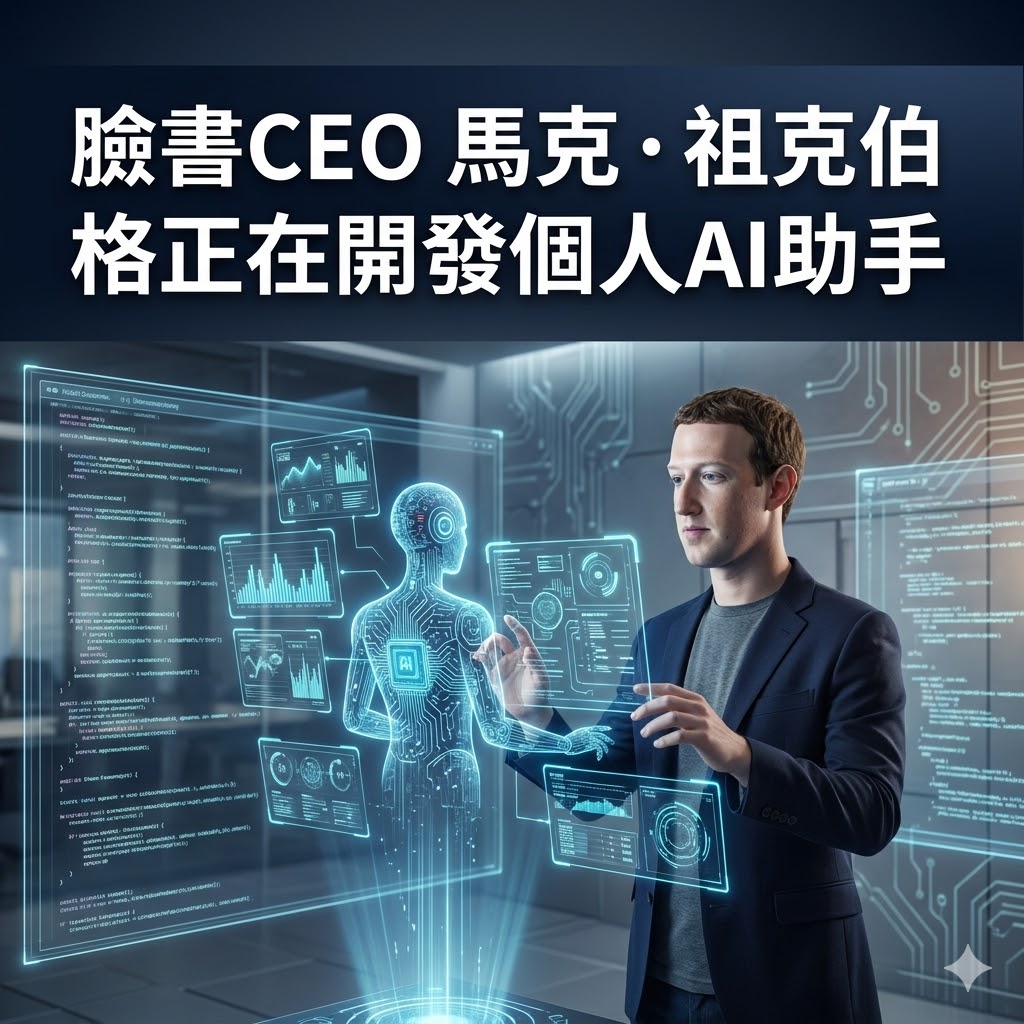 臉書CEO 馬克·祖克伯格正在開發個人AI助手