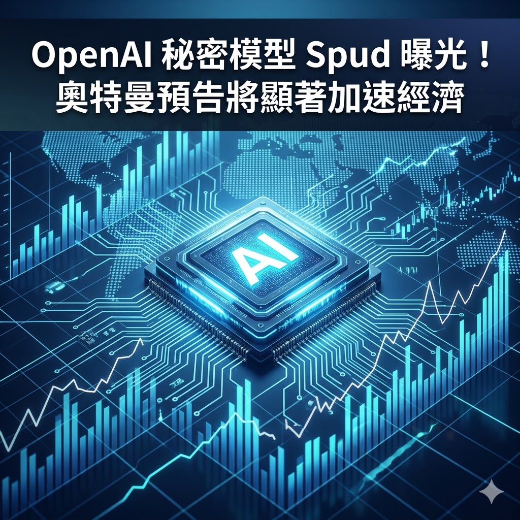 OpenAI 秘密模型 Spud 曝光！奧特曼預告將顯著加速經濟