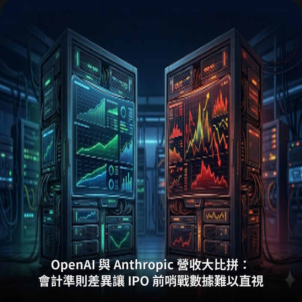 OpenAI 與 Anthropic 營收大比拼：會計準則差異讓 IPO 前哨戰數據難以直視