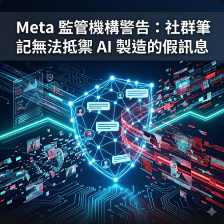 Meta 監管機構警告：社群筆記無法抵禦 AI 製造的假訊息
