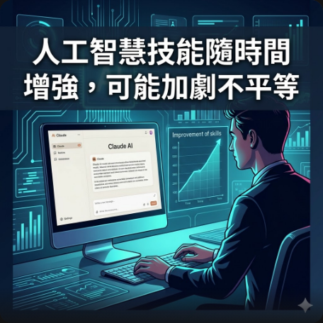 人工智慧技能隨時間增強，可能加劇不平等
