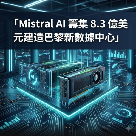Mistral AI 籌集 8.3 億美元建造巴黎新數據中心