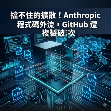 擋不住的擴散！Anthropic 程式碼外流，GitHub 遭複製破八千次