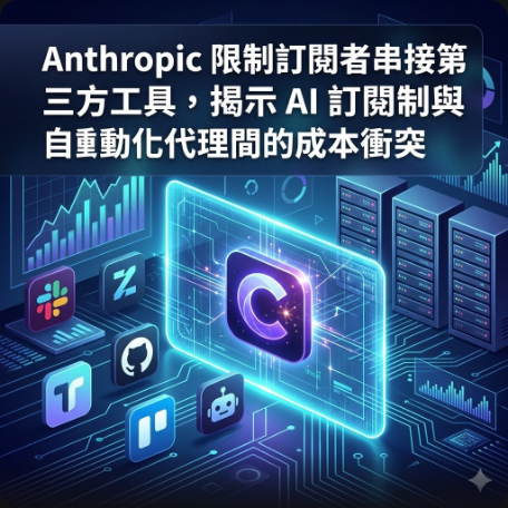 Anthropic 限制訂閱者串接第三方工具，揭示 AI 訂閱制與自動化代理間的成本衝突