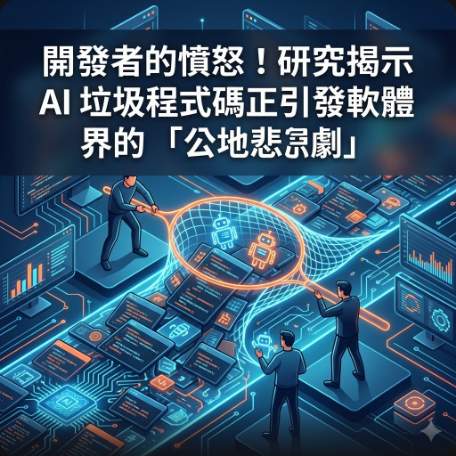 開發者的憤怒！研究揭示 AI 垃圾程式碼正引發軟體界的「公地悲劇」