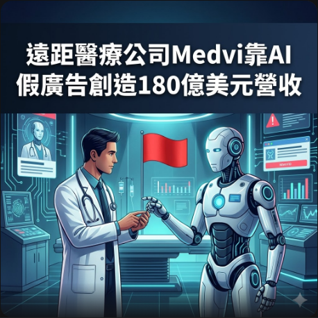 遠距醫療公司Medvi靠AI假廣告創造180億美元營收