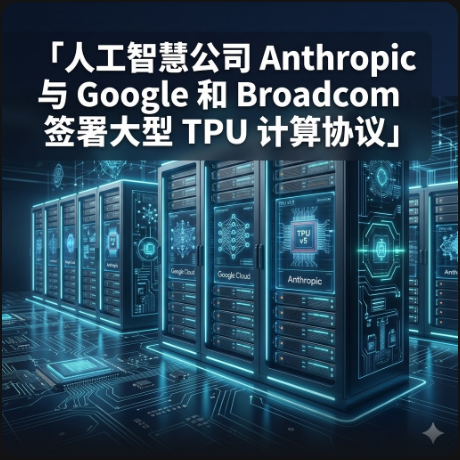 人工智慧公司 Anthropic 与 Google 和 Broadcom 签署大型 TPU 计算协议