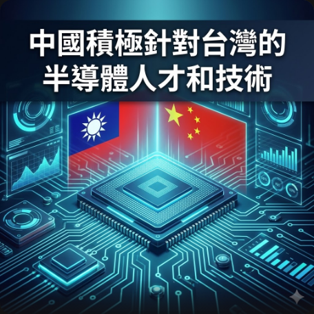 中國積極針對台灣的半導體人才和技術
