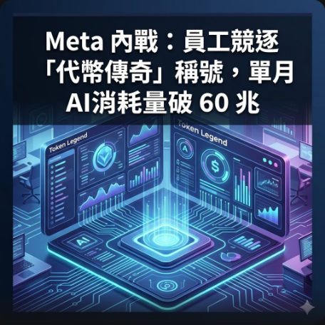 Meta 內戰：員工競逐「代幣傳奇」稱號，單月 AI 消耗量破 60 兆