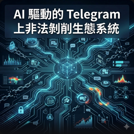 AI 驅動的 Telegram 上非法剝削生態系統