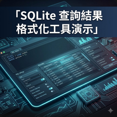 SQLite 查詢結果格式化工具演示
